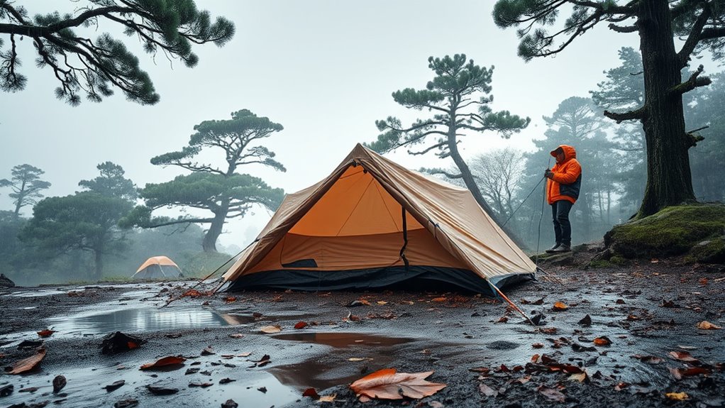 choose flat well drained site