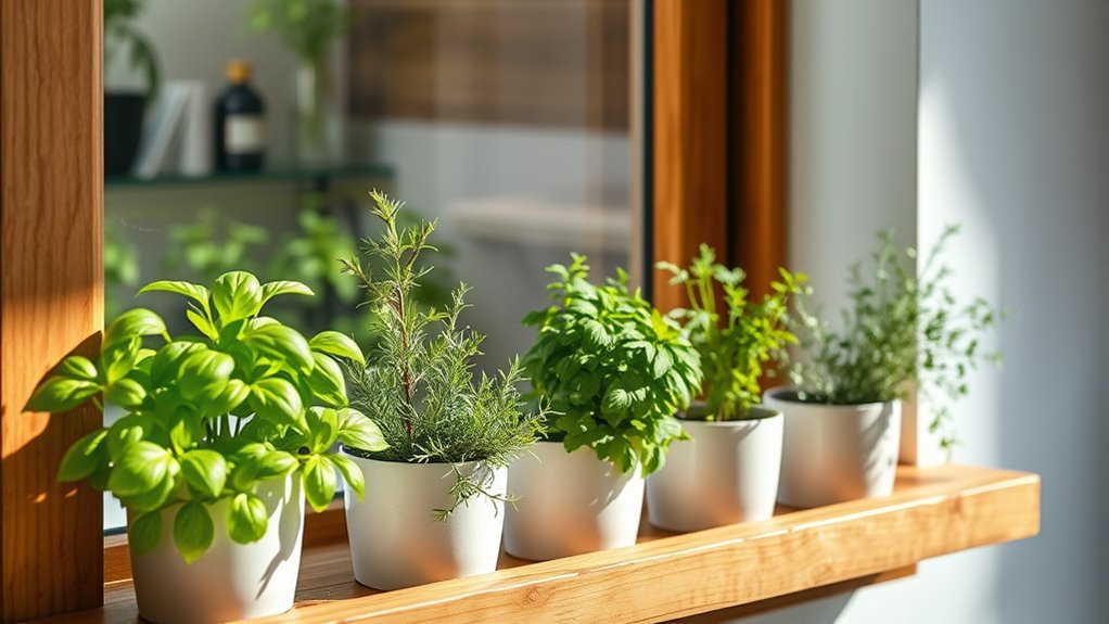 choose herbs suited for indoors