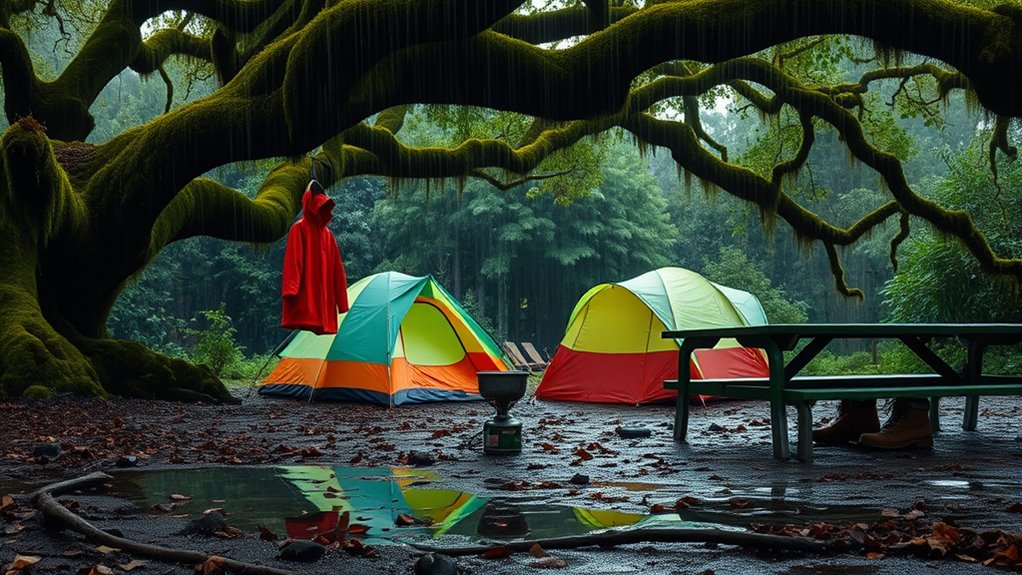 choose high dry flat site