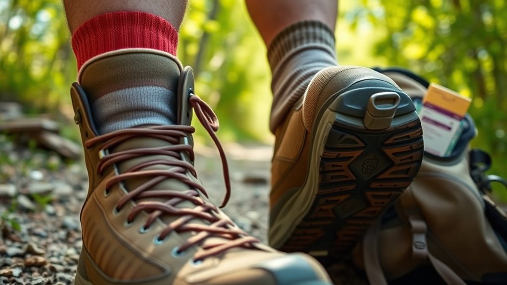 choose proper footwear and socks