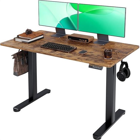 Claiks Adjustable Standing Desk 24x48 Inches