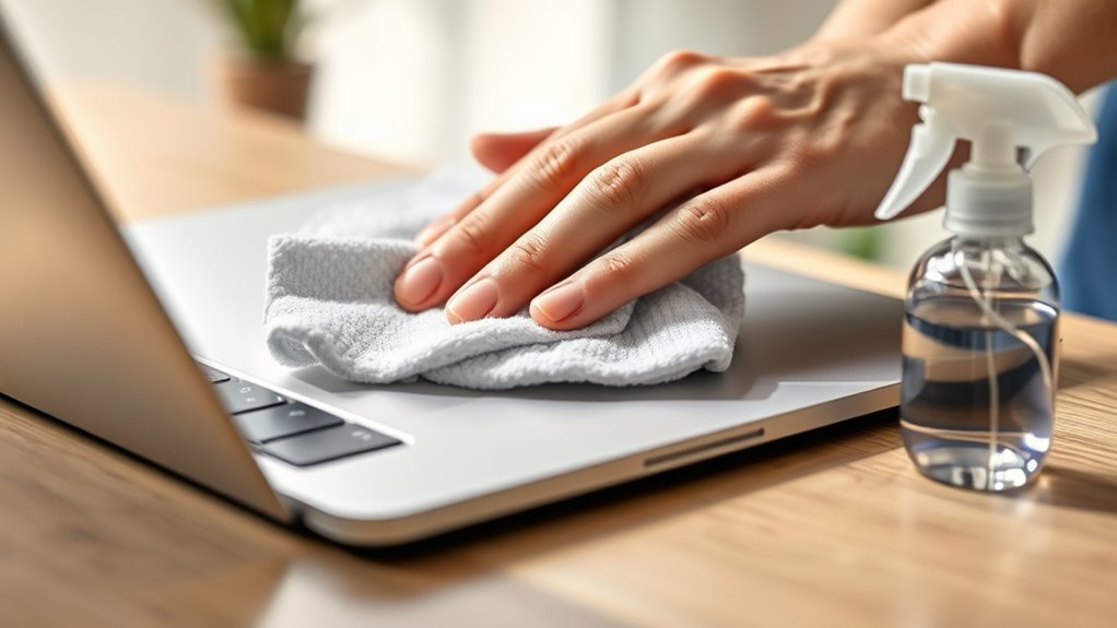 clean wipe avoid chemicals