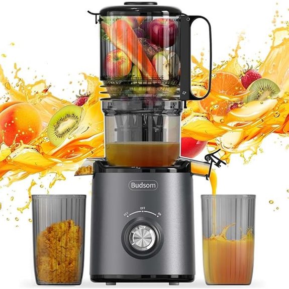Budsom Cold Press Juicer Machine for Fruits & Vegetables