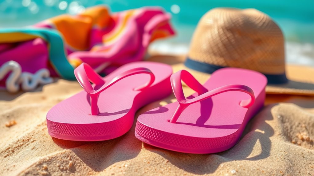 colorful comfortable summer footwear