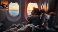comfortable long haul flight tips