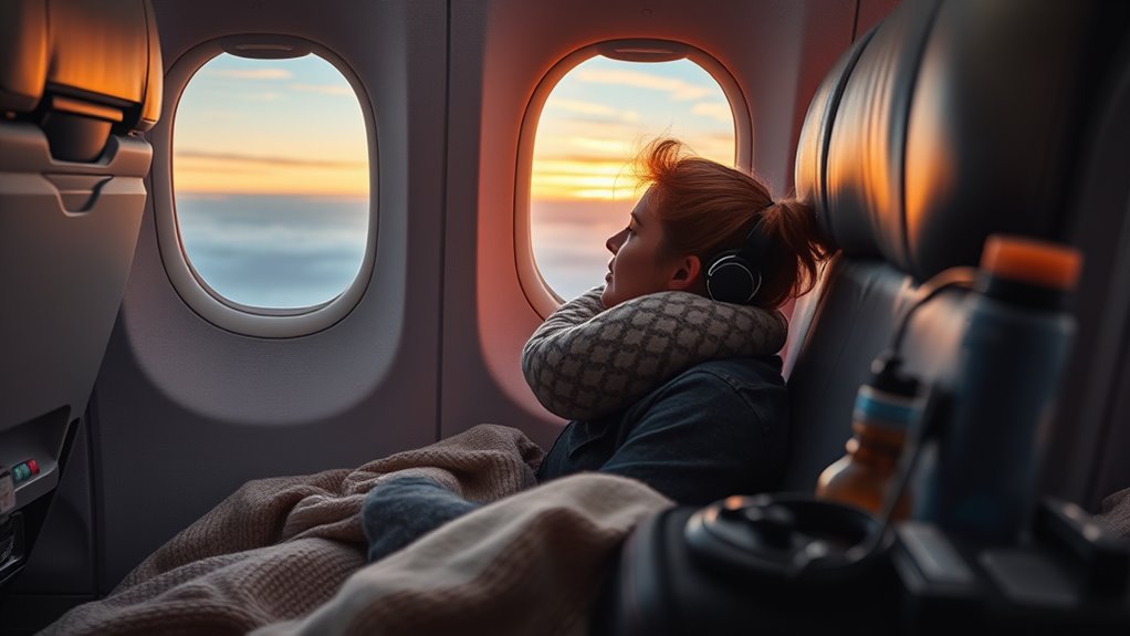 comfortable long haul flight tips