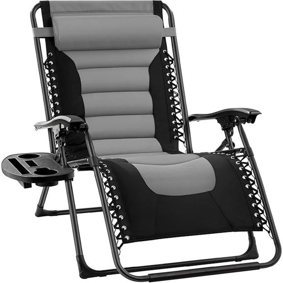 Best Choice Oversized Zero Gravity Chair with Accessories