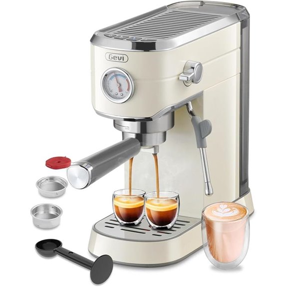 Gevi Commercial Espresso Machine with Milk Frother