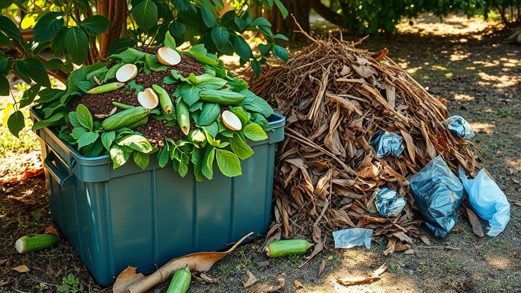 compost healthy kitchen and yard