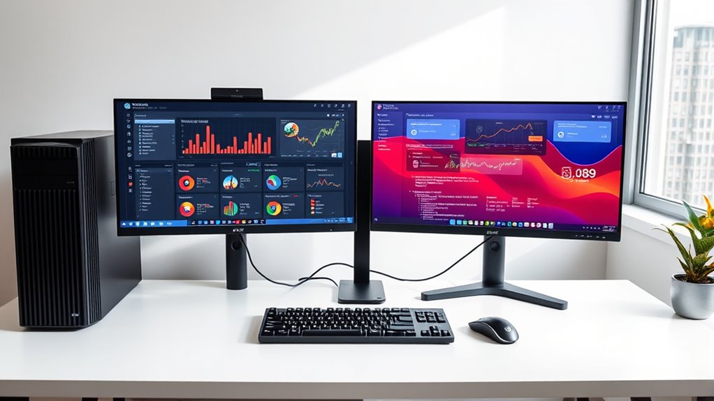connect and configure monitors
