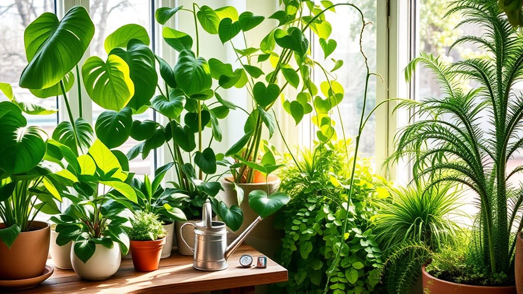 consistent care ensures plant health