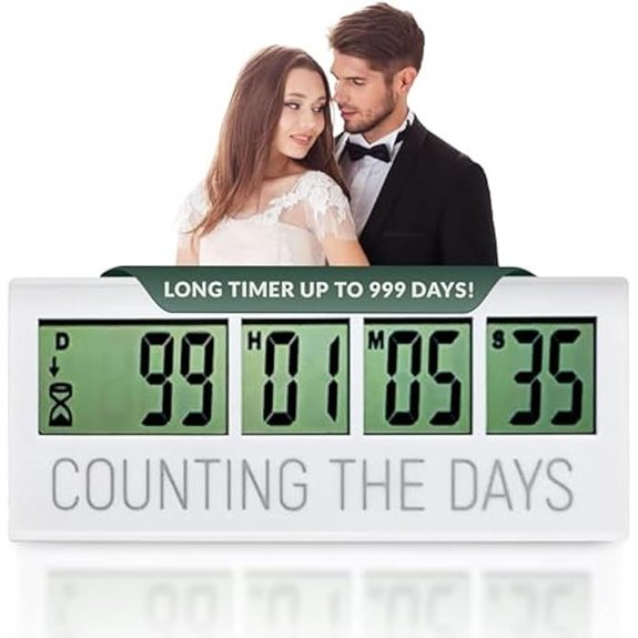 Counting the Days Countdown Clock with LCD Display
