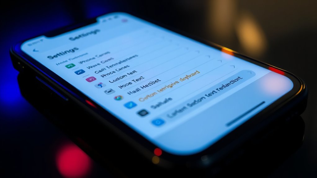 create custom text shortcuts