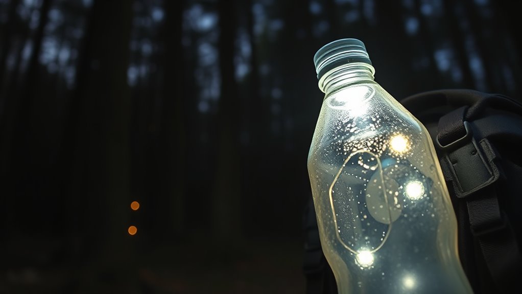 create diy plastic bottle headlamp
