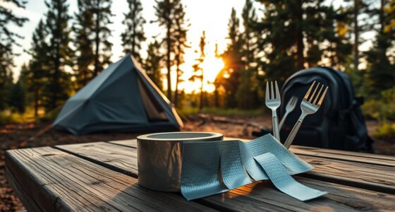 creative camping duct tape uses