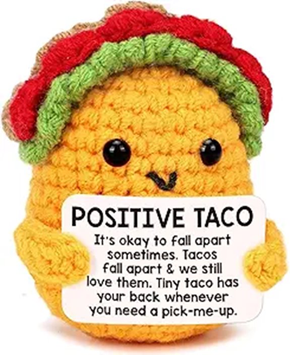crochet taco self care gift