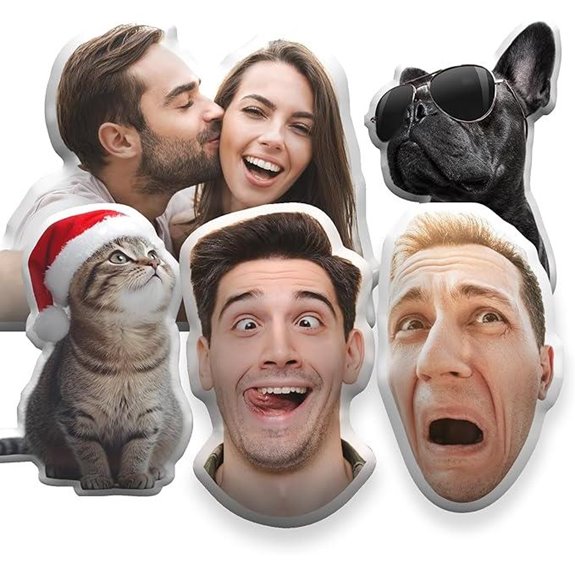 Personalized Funny Pet Face Pillow for Adults