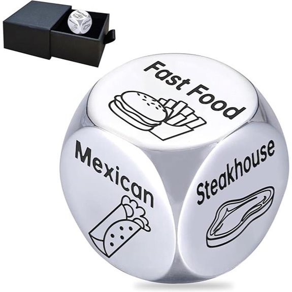 Dad Food Dice Gift for Him and Her