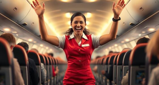 dancing flight attendant goes viral