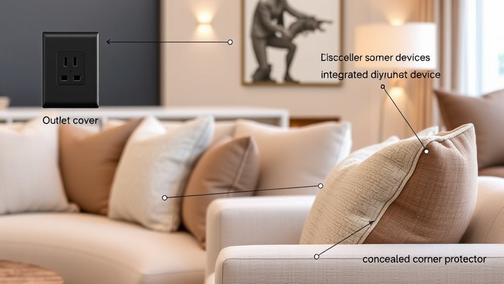 decorative safety device concealment