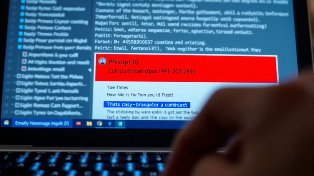 detect suspicious email details