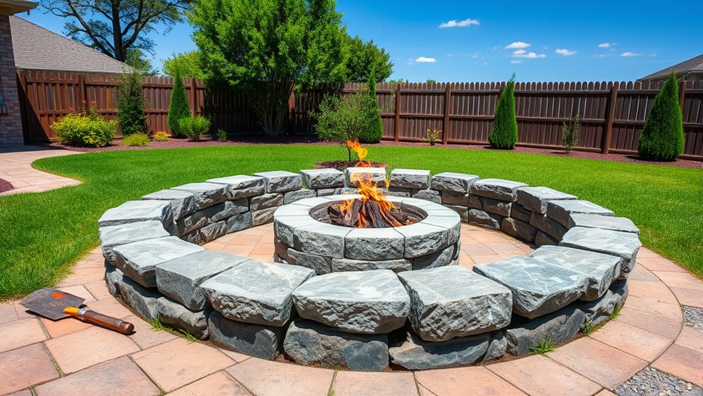 diy backyard fire pit