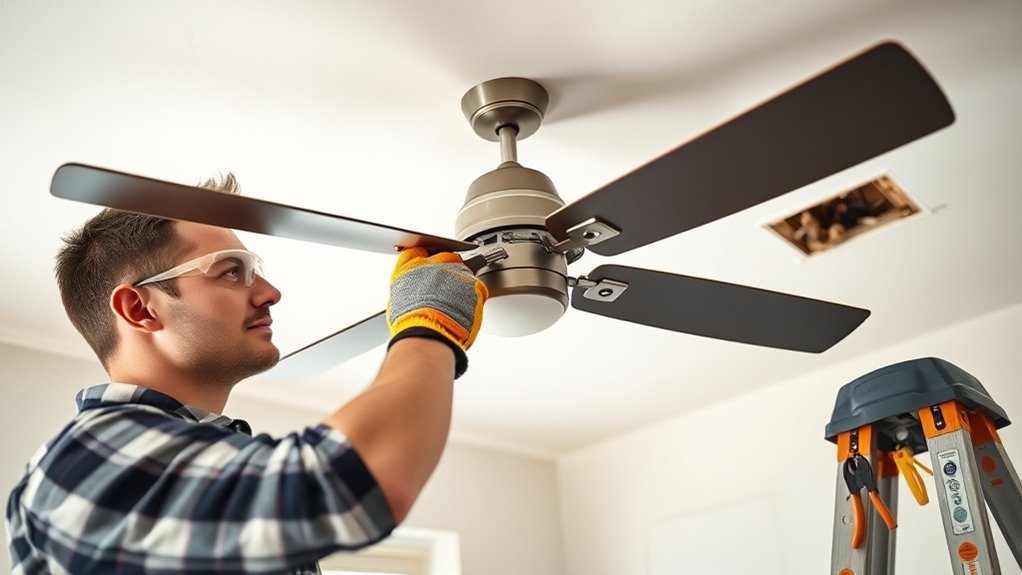 diy ceiling fan installation
