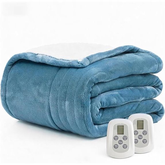 Electric King Heated Blanket with Dual Controls