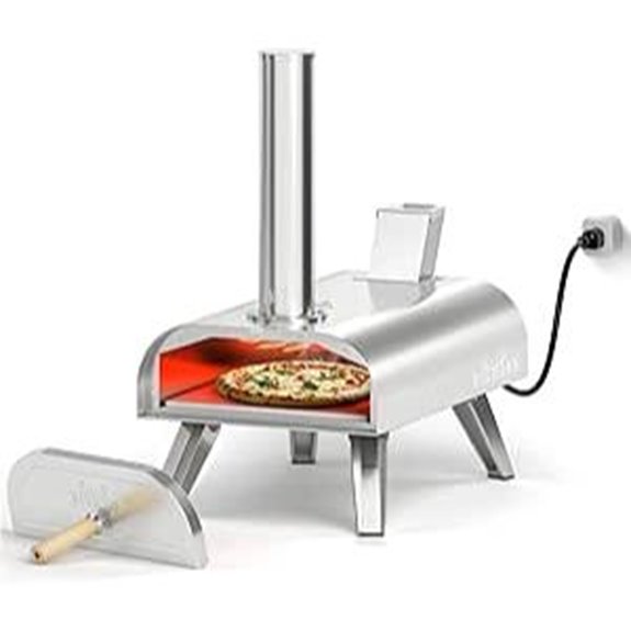 BIG HORN Outdoors Dual Fuel Pizza Oven (1000°F)