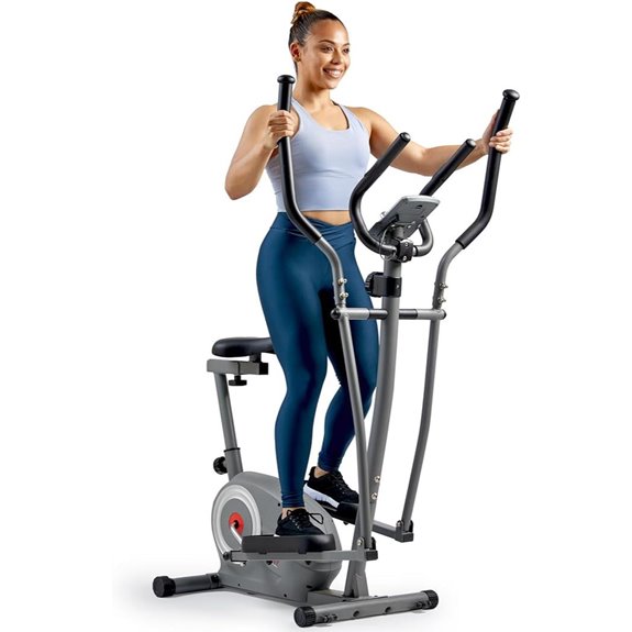 Sunny Health & Fitness 2-in-1 Cross Trainer & Bike