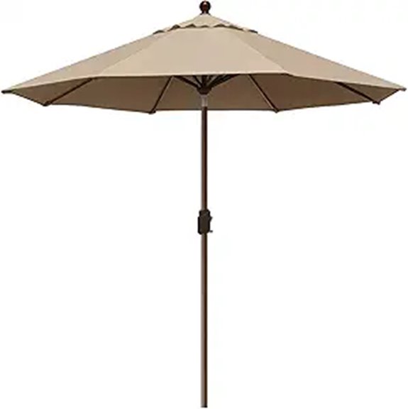 EliteShade 10-Year Non-Fading Patio Market Umbrella