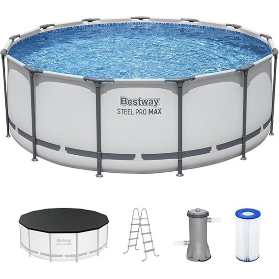Bestway Steel Pro MAX Round Above Ground Pool Set