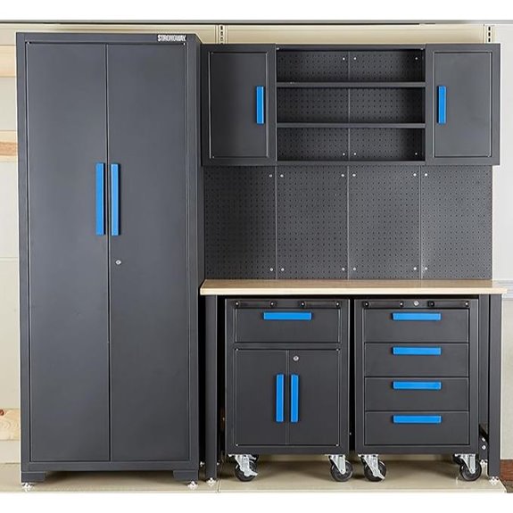 Strongway Steel Garage Storage System with Cabinets