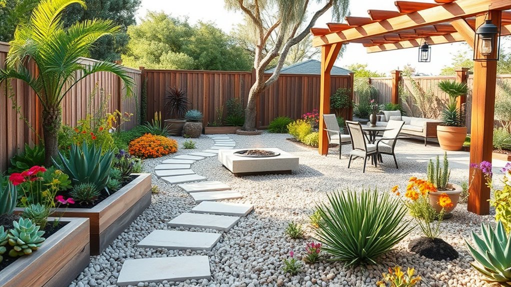 eco friendly low maintenance landscape