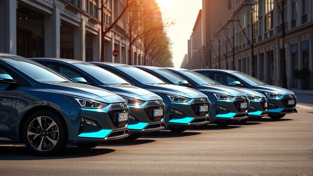 efficient stylish electric sedan