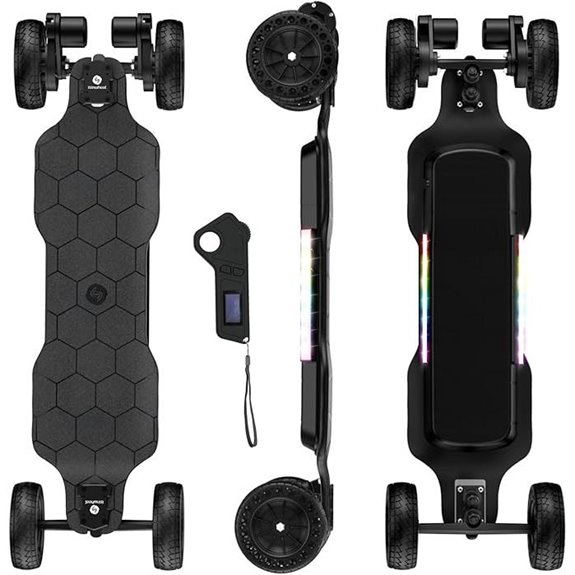 isinwheel Electric Skateboard with Remote and Brushless Motor