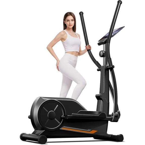 Cursor Fitness Elliptical Machine with LCD Monitor