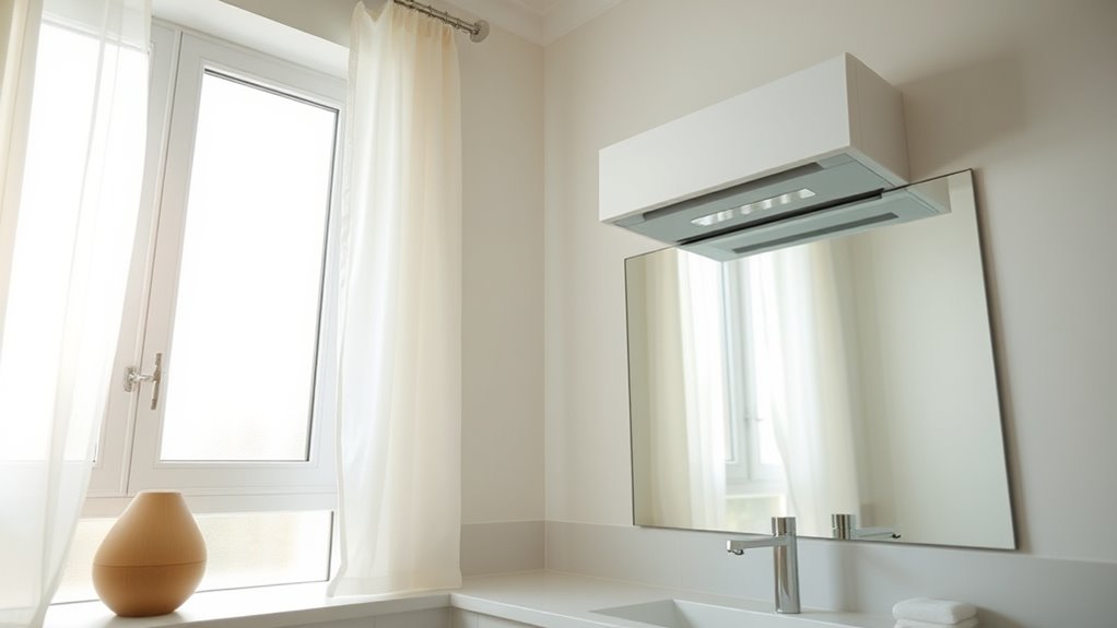 ensure continuous bathroom airflow