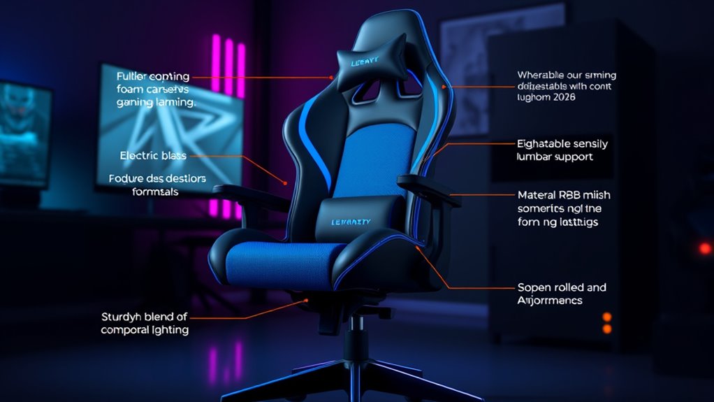 ergonomic adjustable durable features