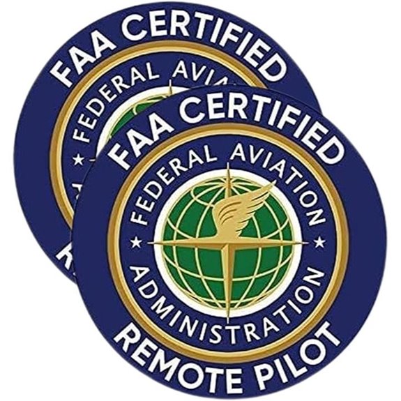 eDesign FAA Certified Drone Sticker 2-Pack