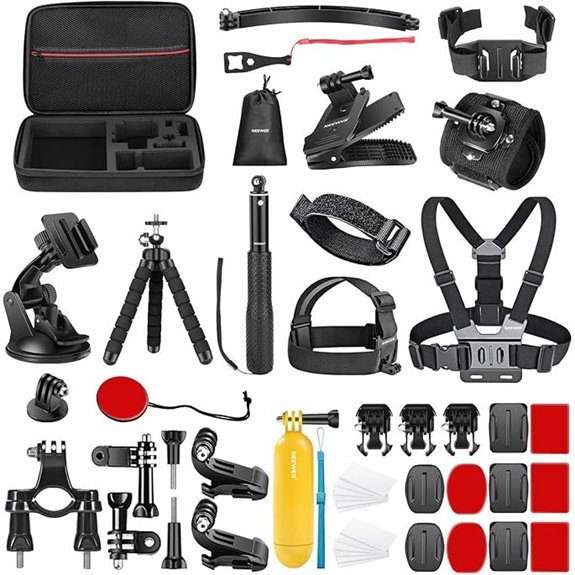 NEEWER 50-in-1 Action Camera Accessory Kit