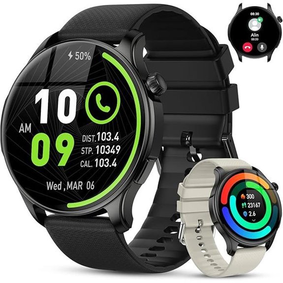 Smartwatch for Men Women Fitness with Heart Rate Monitor