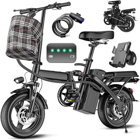 Electric Folding E-Bike for Adults and Teens