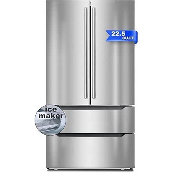 Smad French Door Refrigerator with Ice Maker