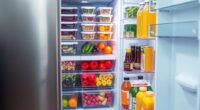 fridge organization for less waste
