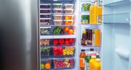 fridge organization for less waste