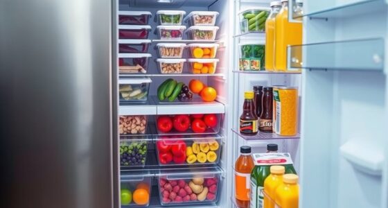 fridge organization for less waste