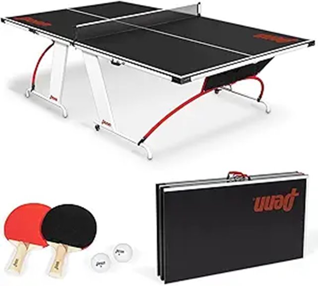 Penn Full Size Table Tennis Table with Paddles