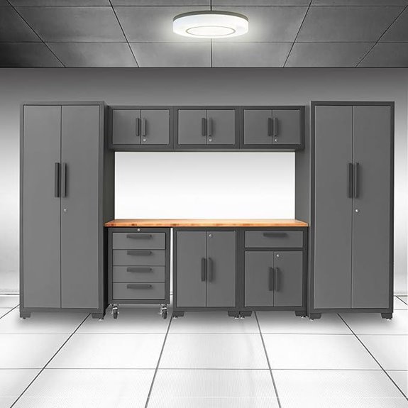 Torin 9-Piece Garage Storage Cabinets and Rolling Chest