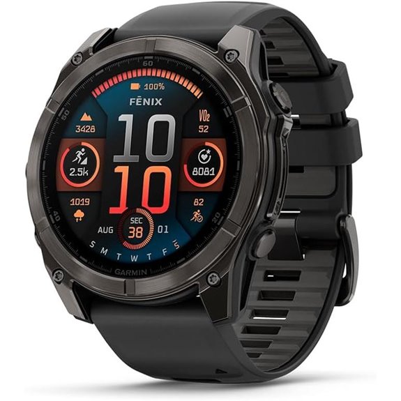 Garmin fēnix 8 GPS Multisport Smartwatch with LED